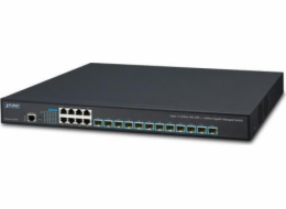 Planet XGS-6350-12X8TR L3 switch, 8x1Gb, 12x10Gb SFP+, QoS, 2x power-in