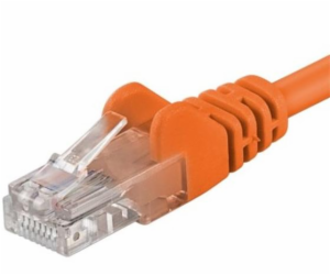 PremiumCord Patch kabel UTP RJ45-RJ45 CAT6 10m oranžová