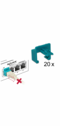 Delock Startovací sada Secure Clip RJ45, 20 kusů (86406)
