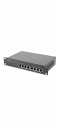 DIGITUS DN-80114 DIGITUS Gigabit Ethernet Switch 8-port, 10 palců, nemanagovaný