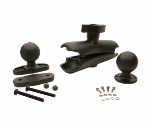RAM MOUNT KIT, FLAT CLAMP BASE, MEDIUM ARM, 8.5 inches (2...