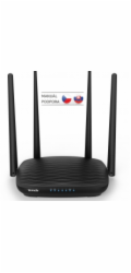 Tenda AC5 WiFi AC Router 1200Mb/, WISP, Universal Repeater, Tenda CZ aplikace, 4x 6dBi antény