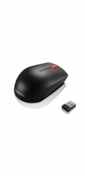 LENOVO myš bezdrátová Essential Compact Wireless Mouse - 1000 DPI, Optical, USB, 3 tlačítka, černá