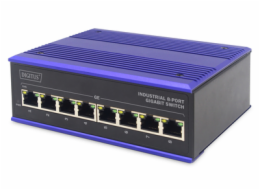 DIGITUS Professional Industrial 8-Port Gigabit Switch