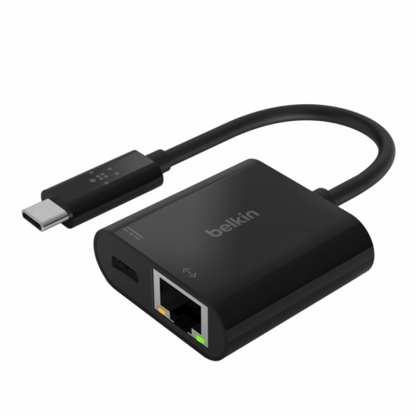 Belkin USB-C adaptér s Gigabit Ethernetem RJ45 + 60W napá...
