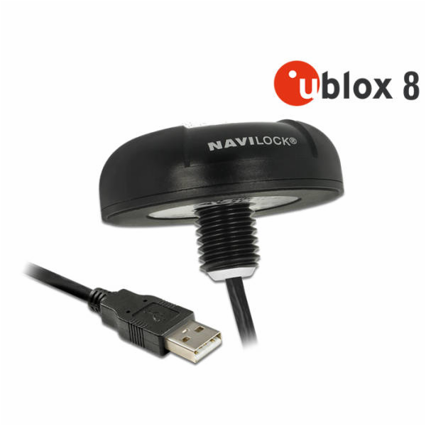 Navilock&nbsp;NL-8004U&nbsp;USB&nbsp;2.0&nbsp;Multi&nbsp;GNSS&nbsp;přijímač&nbsp;u-blox&nbsp;8&nbsp;4,5&nbsp;m