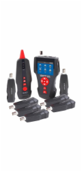 LAN Cable Tester TLCD88 s LCD, koax, Cat3/Cat5E/Cat6, UTP/STP, USB, PoE, ping, sonda, 8x protismyčka