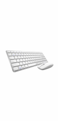 Rapoo 9300M 6940056184740 RAPOO set klávesnice a myš 9300M, bezdrátová, Multi-Mode Slim Mouse, Ultra-Slim Keyboard, bílá