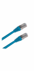 XtendLan patch kabel Cat6A, SFTP, LS0H - 0,25m, modrý (prodej po 10 ks)