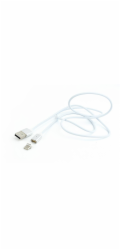 Gembird CC-USB2-AMUCMM-1M USB-A 2.0 (M) / USB-C (M), 1m, stříbrný Gembird kábel USB-C (CM) na USB 2.0 (AM), magnetický konektor, 1 m, strieborný