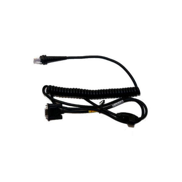 RS232 kabel(+5V signals), black, DB9 Male, 3m
