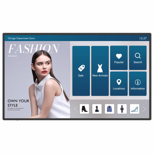 BENQ IL5501, LED Panel 55" 4K UHD dotykový