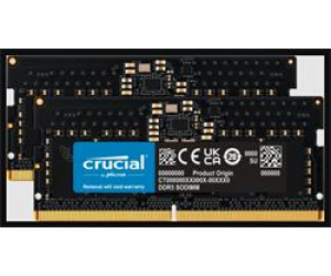 Crucial - DDR5 - sada - 16 GB: 2 x 8 GB - SO-DIMM 262 pin...