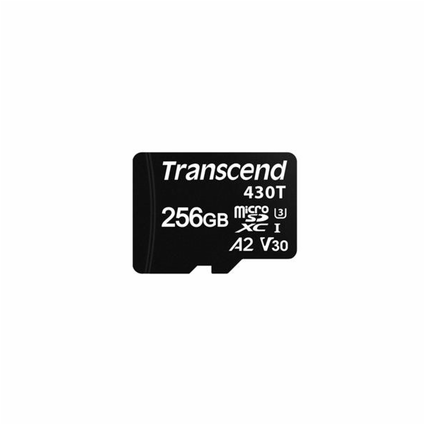 Transcend 256GB microSDXC430T UHS-I U3 (Class 10) V30 A2 ...