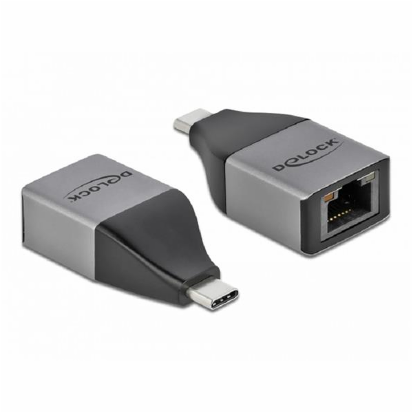 DeLOCK adaptér USB 3.2 Gen 1, zástrčka USB-C > zásuvka RJ-45