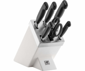 Zwilling čtyřhvězdičkový blok na nože 7 kusů. bílý