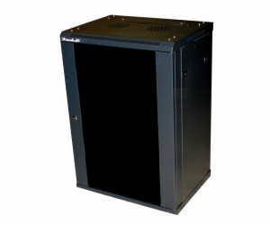 XtendLan 15U/600x450, na zeď, jednodílný, skleněné dveře