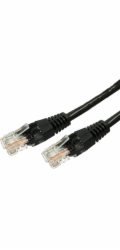 TB LAN síťový kabel Patch kabel Cat.5e RJ45 UTP 10m. černá -AKTBXKS5UTP10MB
