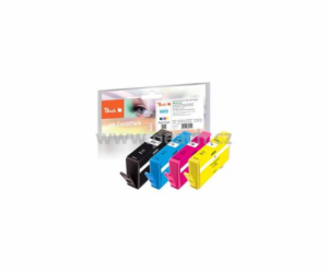 PEACH kompatibilní cartridge HP No 655 MultiPack, bk, c, ...