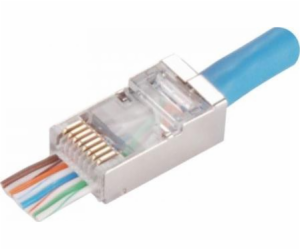 Průchozí zástrčka Alantec RJ45 STP cat.5e (100 ks) ALANTE...