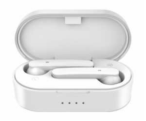 Bluetooth sluchátka ALIGATOR PODS, bílá