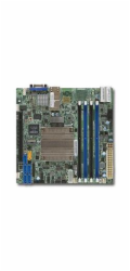 SUPERMICRO mini-ITX MB Pentium D-1508 (2-core), 4x DDR4 ECC DIMM,6xSATA1x PCI-E 3.0 x16, 2x10GbE LAN,IPMI