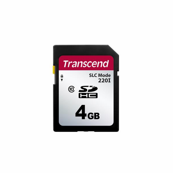 Transcend 4GB SDHC220I (Class 10) MLC průmyslová paměťová...