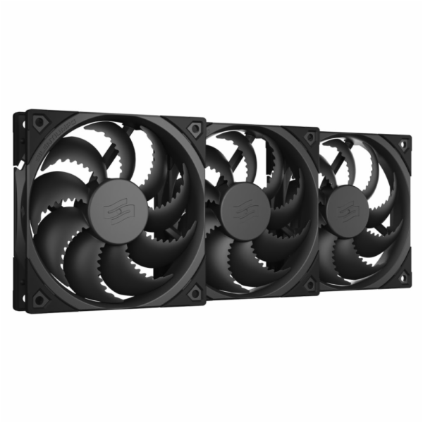 SilentiumPC Fluctus 120 PWM 3-pack ventilátor (SPC335)