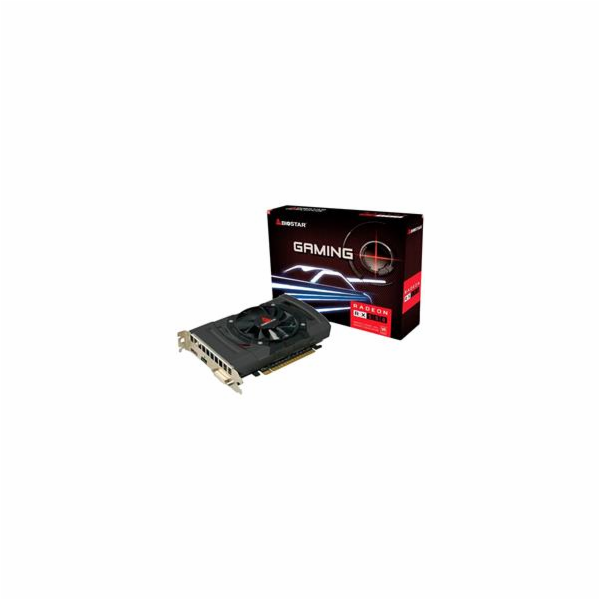 Biostar AMD Radeon RX550, 2GB, GDDR5, PCIE3 Fan HDMI DVI DP