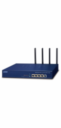 Planet VR-300PW5 Enterprise router/firewall VPN/VLAN/QoS/HA/AP kontroler, 2xWAN(SD-WAN), 3xLAN, 4xPOE 120W, WiFi802.11ac