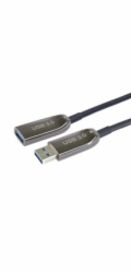 PremiumCord prodlužovací optický AOC kabel USB 3.0  A/Male - A/Female, 20m