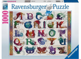 Ravensburger 2D Puzzle 1000 dílků Abeceda draků