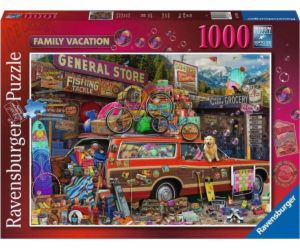 Ravensburger 2D Puzzle 1000 dílků Rodinná dovolená