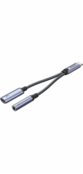 UNITEK ADAPTER USB-C - MINIJACK 3.5MM USB-C 60W