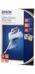 Epson Ultra Glossy Photo Paper - Lesklý - 100 x 150 mm 20 listy fotografický papír - pro EcoTank ET-1810, 2810, 2811, 2814, 2815, 2820, 2825, 2826, 2850, 2851, 2856, 4800, 4850