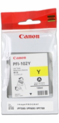 CANON INK PFI-102 YELLOW  iPF-500, 600, 700
