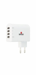 SKROSS Euro USB nabíjecí adaptér, 4800mA, 4x USB výstup
