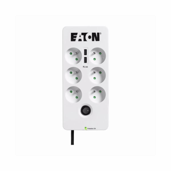 Eaton Protection Box 6 USB FR, přepěťová ochrana, 6 zásuv...