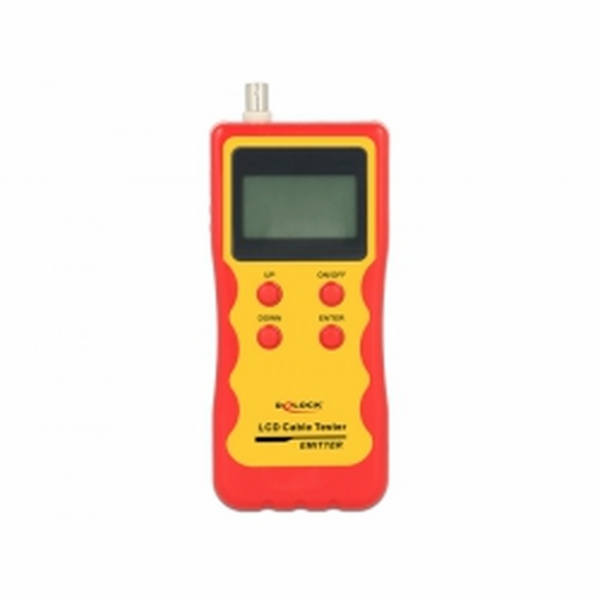 DeLOCK LCD tester kabelů RJ45 / RJ12 / BNC / USB