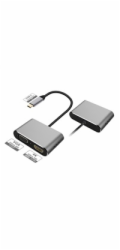 Platinet PMMA9832 PLATINET adaptér USB-C na HDMI 4K 30Hz VGA PORT