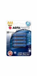 AgfaPhoto Power alkalická baterie LR03/AAA, blistr 4ks
