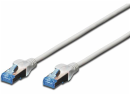 Digitus CAT 5e F-UTP patch cable, PVC AWG 26/7, length 10 m, color grey