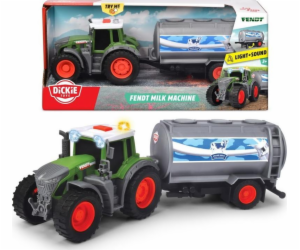 Traktor s přívěsem na mléko FARM 26 cm