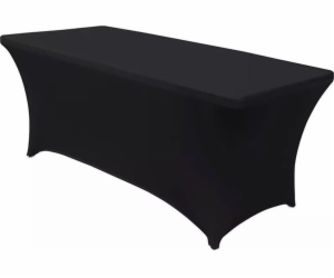 Elastický ubrus na cateringový stůl černý, 180x75x75cm, s...