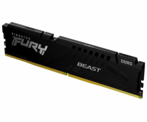KINGSTON DIMM DDR5 16GB 5600MT/s CL36 FURY Beast Černá EXPO