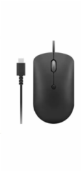Lenovo myš CONS 400 USB-C kabelová kompaktní - černá
