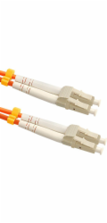 Qoltec Fiber Optic Patch Cord LC/UPC-LC/UPC | Multimode | 50/125U | OM2 | Duplex | 1m