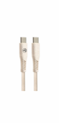 Tellur Green Data Cable Type-C to Type-C 3A PD60W 1m nylon cream