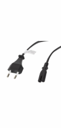 LANBERG CEE 7/16 na IEC 320 C7 EURO (RADIO) POWER CORD 1.8M černý  