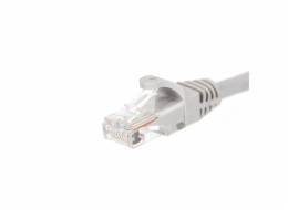 NETRACK BZPAT025U5E patch cable RJ45 snagless boot Cat 5e UTP 0.25m grey